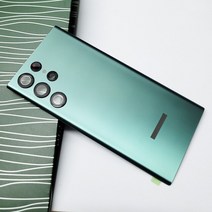 2023 홈바 테이블 삼성 갤럭시 S22 울트라 5G 후면 유리 하우징 카메라 렌즈 및 접착제 예비 부품에 대한 O, 한개옵션1, 04 Green