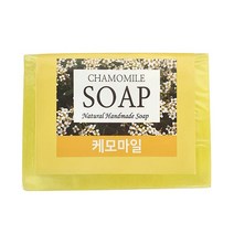 핸드메이드 케모마일 내추럴 아로마 비누, 구성1_구성2_비누1개입-케모마일내추럴
