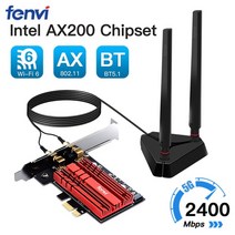 랜카드 Fenvi AX3000 Wi-Fi 6 PCIe WiFi 카드 PC 게임용 데스크탑 Bluetooth5.1 듀얼 밴드 802.11AX 무선 어댑터 MU-MIMO RGB, FV-AX3000Pro