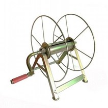 농업용 호스 릴카트 농약 줄 고압 분무기 과수원 원예 정리 랙 거치대 보관대 워터 물, A 100미터, 100m(노란색)