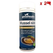 Good Health Mussel 6000 굿헬스 뉴질랜드 초록입홍합 6000 100캡슐 2팩
