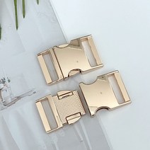 헤세드 5컬러) 금속버클 가방버클 하네스버클(내경25mm), 골드, 1개