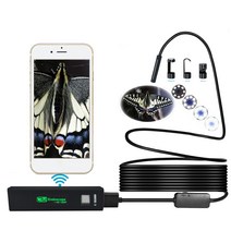 배관내시경 카메라 누수 탐지기 관로 1200P HD WiFi 연결 USB 내시경 검사 1/2/3/5/7/10m LED 뱀 for Android iOS iP, [01] Soft Wire, [03] 10m