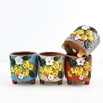 오루망 중소형 다육이 화분 42번 4종 세트