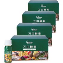일본직구 만다 효소 음료 타입 50ml x 10병 x 4박스 서플먼트 40일 분량 만다 효소 음료 마시기 이지 음료 야채 부족 서플먼트 4박스 세트, 수량, 상세참조