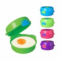 시스테마 실용적인 전자렌지용 계란찜기, 핑크