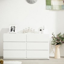 아르스노바 시스템 서랍장화이트_3단 1200타입/거울제외, 없음