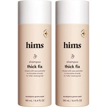 hims thick fix hair shampoo for thinning hair with saw palmetto to add volume and moisture no parab