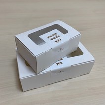성원포장 선물상자 기프트박스 포장박스 접이식 투명창 원터치155(50매), 투명창155(50매)+스티커5X7(50매)