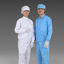 MK 제전방진복 상하세트 투피스 Y카라, 화이트