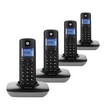 [모토로라] 무선전화기 T401A 3+1 블랙 발신자표시/벨소리무음기능/스피커폰기능, 상세 설명 참조