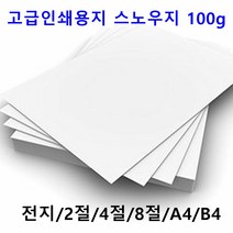 남도피앤피 스노우지 100g A4 B4 2절 4절 전단지 홍보물 카달로그 인쇄용지 레이저프린터, A2 40매, 1개