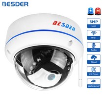 파손 방지 IP 카메라 와이파이 P2P TF 카드 슬롯 CCTV 돔 카메라 무선 유선 오디오 녹음 보안 카메라 H.265 5MP 1080P HD, 16.1080P 32G SD Card - 미국 플러그