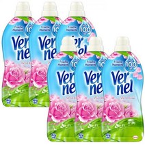 버넬 고농축 섬유유연제 와일드로즈 1.7L X 6개, 단품