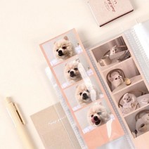 인생네컷바인더 인생네컷앨범 사진첩 무지스크랩북 콜북, 블랙