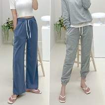 모아 트레이닝 팬츠 6color / 조거 일자핏 [숏롱ver/남녀공용] 무지(따로구매)