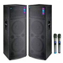 거실스피커4x15 인치 서브 우퍼 DJ 베이스 스피커 컨퍼런스 룸/웨딩/파티용 액티브 빅 파워 전문 무대 페, 한개옵션0