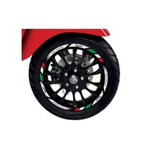 베스파 GTS 300 휠 반사 스티커, (02)실버, 1개