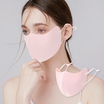 광대커버 마스크 남여공용, 핑크 2장, 1개