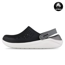 크록스 크록스 라이트라이드 클로그 블랙/스모크 204592-05M