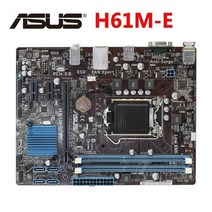 Asus H61M-E 100% 오리지널 마더 보드 ddr3 16g h61me lga 1155 인텔 h61 데스크탑 메인 보드 pci-e x16 시스템 보드 vga 사용, 상세내용표시