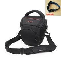 카메라줌백 수납 홀스터 휴대용 소프트 케이스 카메라 촬영용 가방 숄더백 캐논 DSLR, Canon 블랙 미디움