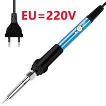 3d펜인두기 우드버닝 납흡입기 납땜 인두 온도 조절 전기 220V 110V EU/US 60W 용접 재작업 스테이션 히트, 01 EU-220V
