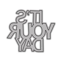 페이퍼 커팅 아트 mangocraft it 39 s your day diy 금속 절단 다이 엠보싱 스크랩북 장식 컷 다이 수제 카드 앨범 일기 사랑 선물 JX, 죽는다