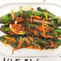 깊은 맛의 향긋하고 시원한 국내산 전라도 오이고추 소박이 600g / 혼밥 총각무