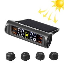 타이어 TPMS 공기압 tpms solar power tpms car Tire pressure alarm monitor auto security system 타이어 압력 온도, 유형 2