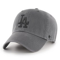 47브랜드 빅로고 LA 다저스 클린업 볼캡 차콜 모자MLB CC