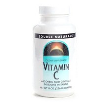 Source Naturals 비타민 C 아스코르빈산 크리스탈, 226.8g, 4개