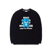 큐티에잇 MH 2D Rough Bear Long S리 ve Black