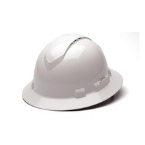 Pyramex Safety Ridgeline 전부위차향형 안전모 [미국 직배송], Full Brim Hard Hat