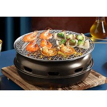 일본식 미니 화로 숯불 캠핑 바베큐 그릴 야끼니꾸, 03 구이정식