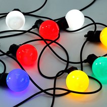 21세기트랜드 LED THE 큰 앵두전구 20M 40구 세트, 칼라캡, 1세트