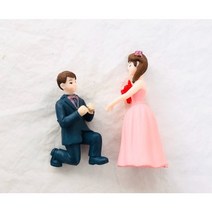 프로포즈커플 피큐어 테라리움 미니어쳐, 핑크