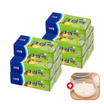 크린랩 크린랲 비닐봉투 (미니) 17cm x 25cm 100매입 위생봉지백 일회용품 롤팩 음식물/위생/포장/마트/친환경/휴대용, 10개+가쯔