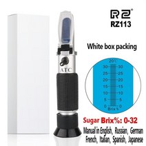 비파괴 당도 측정기 당도계 포도당도 과일당도 샤인머스켓 syxlif brix 굴절계 sugar mash 굴절계 농도계 densitometer brix grape atc, rz113-w