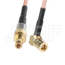 광점퍼코드 광케이블 피그테일케이블 옵티컬 케이블 JXRF SMB 수 암-SMB 암 직각 피그테일 점퍼 RG316 10cm-5m, 63.No 6 - 100CM