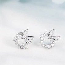 클루 NC14 스프링버터플라이 실버귀걸이 CLER19473PWW