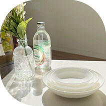 한국도자기 본차이나 프리미엄 화이트 쿠잉 단품 / 얇고 가볍고 단단 / 윤스테이 그릇, 4굽부 1P