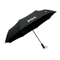 PGA피지에이 PGA 골프 무지 3단 자동우산 블랙 1개