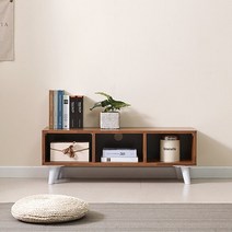 이케아 티비 다이 tv 거실장 오픈 서랍 2칸 3칸 장식 서랍 장 원룸 거실 침실 안방, 멀바우, 3칸 오픈형