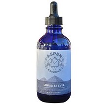 Liquid Stevia Drops Natural Sweetener - 4oz Droplet Bottle - No Aftertaste No Artificial Sucralose, 1