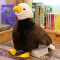 흰머리 독수리 새인형 봉제인형 독수리인형 동물 버드 인형 선물, 40cm, 대머리 독수리cm