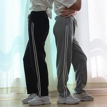 두줄라인 추리닝 30001-일자 2가지컬러 트레이닝바지 츄리닝바지 츄리닝하의 바지 남여공용바지lucky;