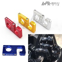 BPK 오토바이 스쿠터 봉지걸이 핸들 고리 22MM 핸들 튜닝 헬멧 배달 가방, 더뉴골드