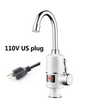 전기순간온수기 소형전기온수기 상향식 휴대용 순간 미니 전기 온수기 dmwd tankless electric water heater kitchen 인스턴트 온수 탭 히터 히터 탭, 디지털 디스플레이 110v, 110v