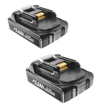 충전기 18V 9.0 6.0 3.0Ah 충전식 배터리 makita 18v 전동 공구 LED 리튬 이온 교체 LXT BL1860 BL1850B BL1830, 05 2 pack 3000mAh_01 18 볼트